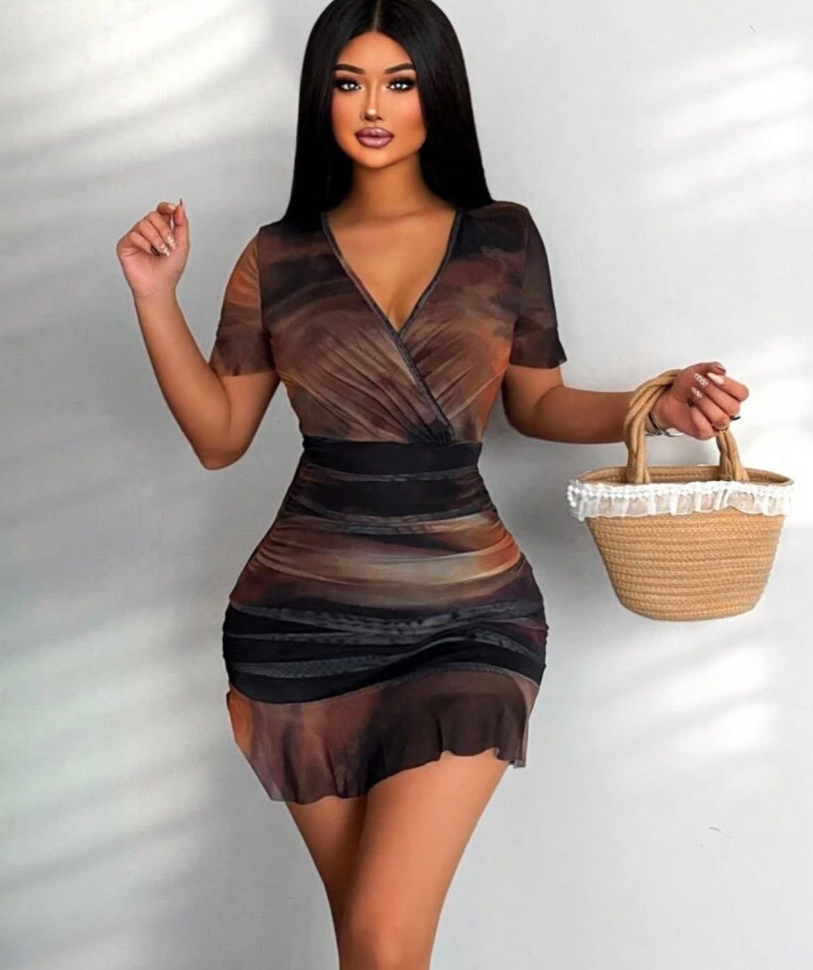 K vestido elegante ajustado